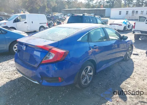 2020 Honda Civic Lx из США, поврежденный, VIN 2HGFC2F68LH548600